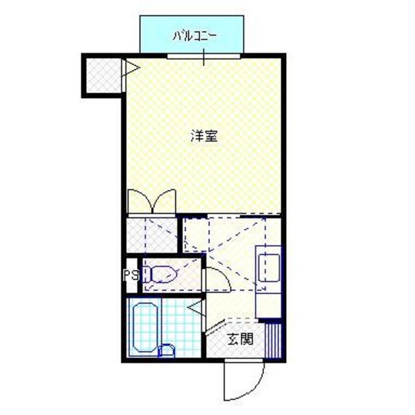 間取図 白新線・羽越本線（新潟県内）/新発田駅 徒歩14分 2階 築35年