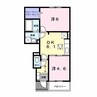 白新線・羽越本線（新潟県内）/水原駅 徒歩14分 1階 築15年 2DKの間取り