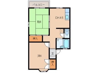 間取図 白新線・羽越本線（新潟県内）/新発田駅 徒歩2分 1階 築35年