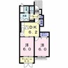 白新線・羽越本線（新潟県内）/新発田駅 バス:20分:停歩4分 1階 築16年 2DKの間取り