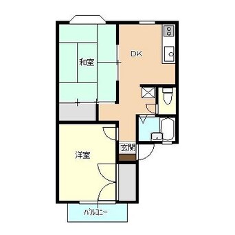 間取図 白新線・羽越本線（新潟県内）/西新発田駅 徒歩15分 2階 築31年