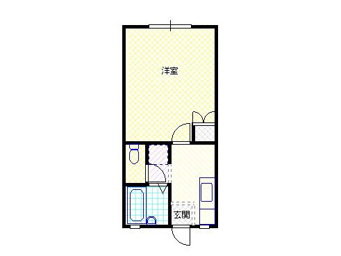 間取り図 白新線・羽越本線（新潟県内）/西新発田駅 徒歩27分 1階 築29年