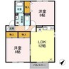 白新線・羽越本線（新潟県内）/新発田駅 バス:22分:停歩5分 2階 築25年 2LDKの間取り