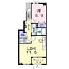 白新線・羽越本線（新潟県内）/西新発田駅 徒歩8分 1階 築13年 1LDKの間取り