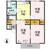 白新線・羽越本線（新潟県内）/西新発田駅 徒歩23分 2階 築30年 3DKの間取り