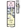 白新線・羽越本線（新潟県内）/新発田駅 バス:23分:停歩7分 2階 築16年 1LDKの間取り