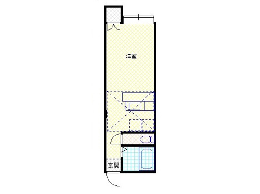 間取図 白新線・羽越本線（新潟県内）/新発田駅 徒歩34分 2階 築33年