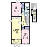 白新線・羽越本線（新潟県内）/水原駅 徒歩22分 2階 築13年 2LDKの間取り