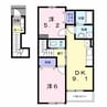 白新線・羽越本線（新潟県内）/水原駅 バス:20分:停歩7分 1階 築19年 2DKの間取り