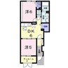 白新線・羽越本線（新潟県内）/水原駅 徒歩25分 1階 築13年 2DKの間取り