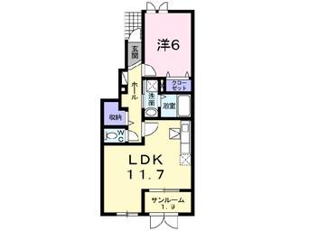 間取図 白新線・羽越本線（新潟県内）/佐々木駅 バス22分亀代郵便局前下車:停歩5分 1階 築9年