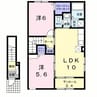 白新線・羽越本線（新潟県内）/新発田駅 徒歩7分 2階 築10年 2LDKの間取り