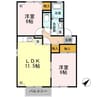 白新線・羽越本線（新潟県内）/西新発田駅 徒歩25分 2階 築26年 2LDKの間取り