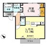 白新線・羽越本線（新潟県内）/新発田駅 徒歩22分 1階 築11年 1LDKの間取り