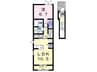 白新線・羽越本線（新潟県内）/西新発田駅 バス:22分:停歩6分 2階 築9年 1LDKの間取り