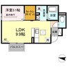 白新線・羽越本線（新潟県内）/新発田駅 徒歩8分 1階 築9年 1LDKの間取り