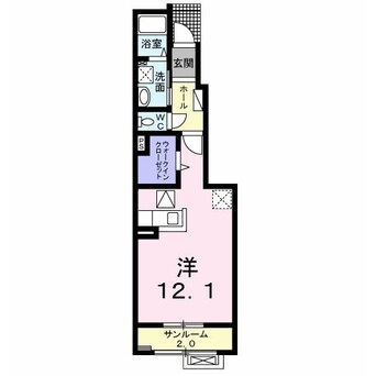 間取図 白新線・羽越本線（新潟県内）/新発田駅 徒歩13分 1階 築8年
