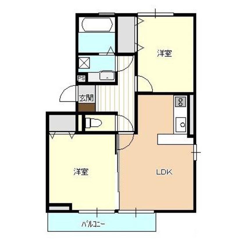 間取図 白新線・羽越本線（新潟県内）/西新発田駅 徒歩31分 3階 築6年