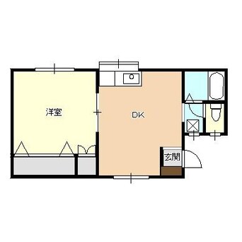 間取図 白新線・羽越本線（新潟県内）/月岡駅 徒歩44分 1階 築32年