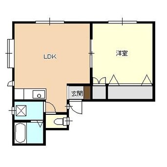 間取図 白新線・羽越本線（新潟県内）/月岡駅 徒歩44分 1階 築32年