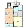 白新線・羽越本線（新潟県内）/新発田駅 徒歩25分 3階 築6年 1LDKの間取り