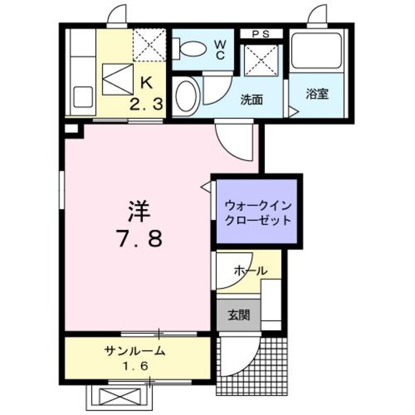 間取図 白新線・羽越本線（新潟県内）/水原駅 徒歩12分 1階 築7年