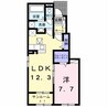 白新線・羽越本線（新潟県内）/新発田駅 徒歩13分 1階 1年未満 1LDKの間取り