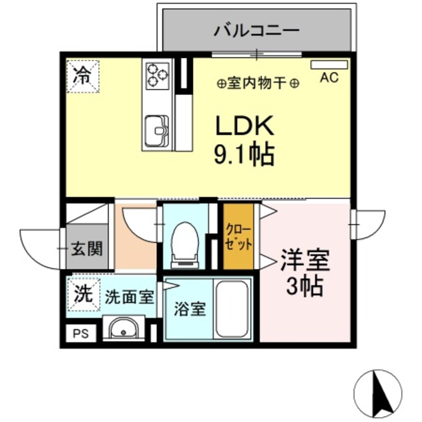 間取図 カナル グランデ 十日町