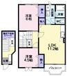 Ｆディマージュ　Ａ 2LDKの間取り