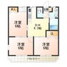 アドリームS 3DKの間取り
