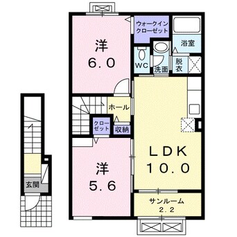 間取図 マスカット　ベリー　Ｂ