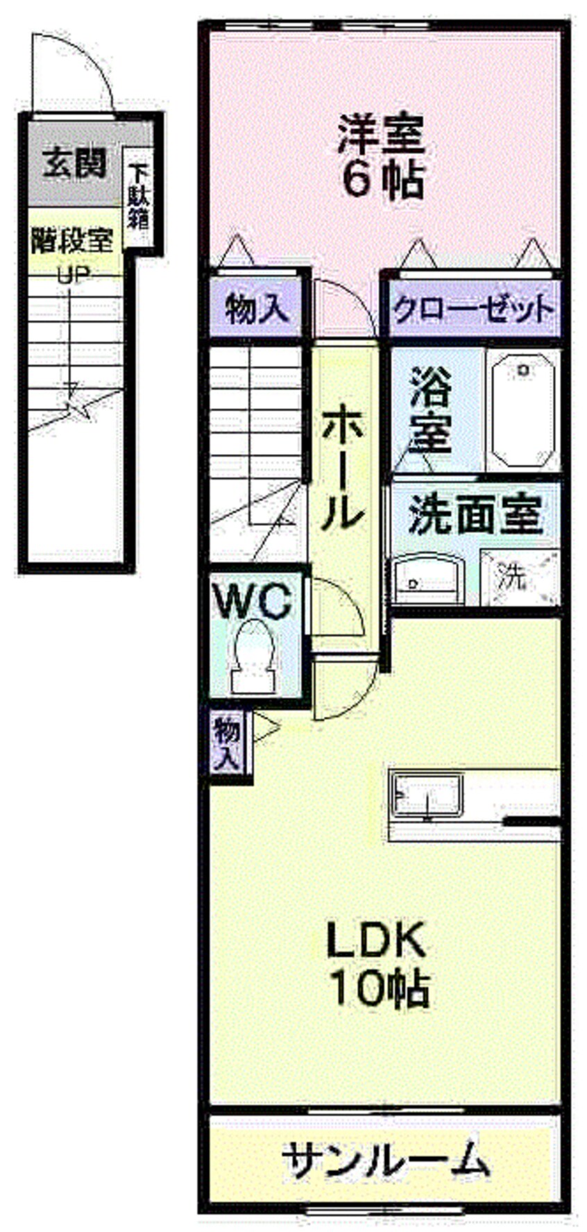 間取図 サン・メーラⅠ