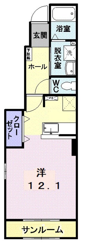 間取図 サンリット　ヴィラ
