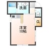 フォーブル十日町 1Rの間取り