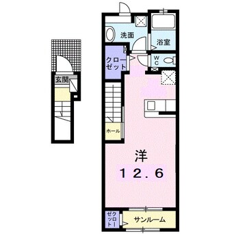 間取図 サイド　ワン