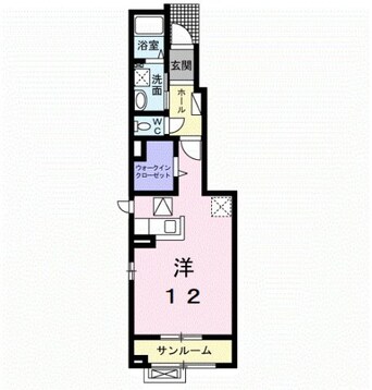 間取図 メゾン早坂　弐番館