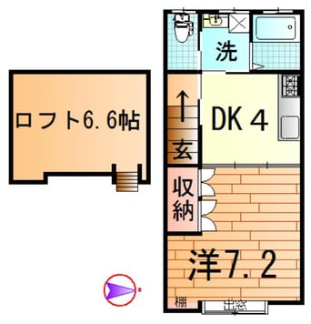 間取図 アービルカーサB