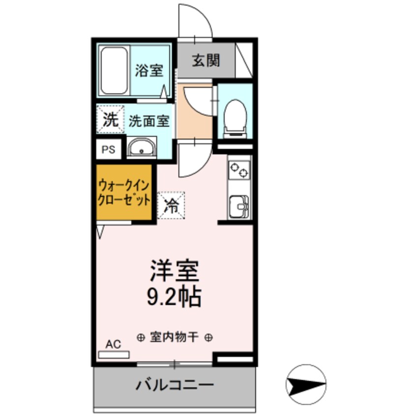 間取図 バレンタインハウス温泉町