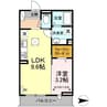 ALFORT・Ⅲ 1LDKの間取り