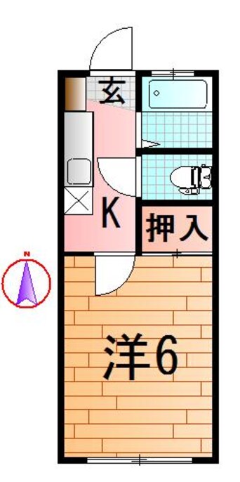 間取図 かおり荘