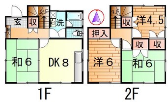 間取図 ラヴィーネ六鴻