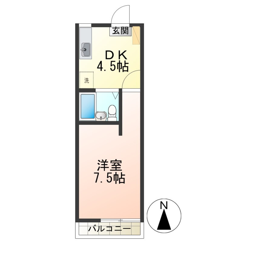 間取図 シティハウス水井