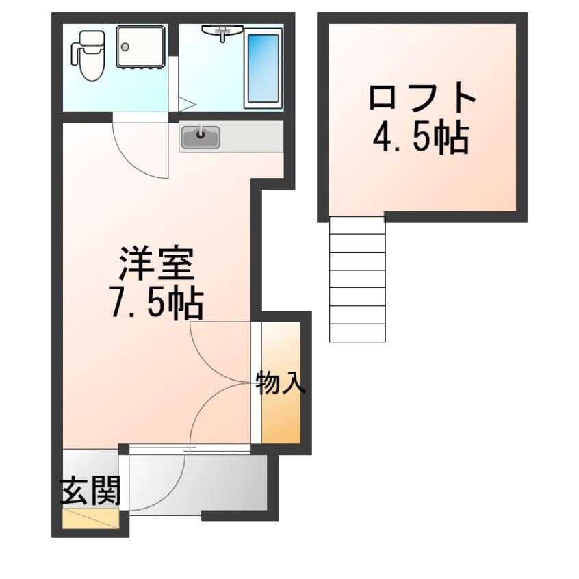 間取図 リバティ円応寺