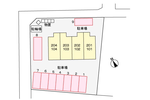 駐車場 グレープ　シード