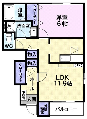 間取図 フォレストヴィラ