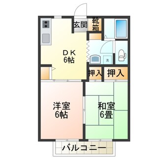 間取図 サンプレイスほなみ