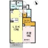 ソルト・レイク 1LDKの間取り