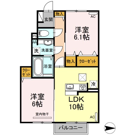 間取り図 イーグルネスト Ａ