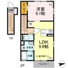 Ｄ－ｒｏｏｍ駅西 1LDKの間取り