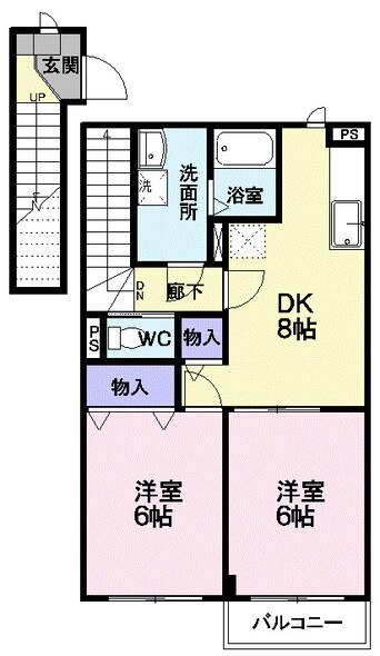 間取図 キャンディータフトＳ